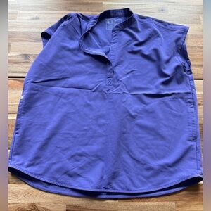 FIGS large Amethyst Rafaela top